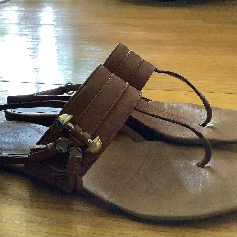 Gucci Leather Sandals
